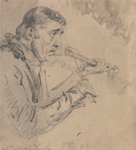 Mr. James Derby Playing the Violin